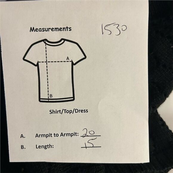 Sweet Kizz Girls' M Black Short Sleeve Knit Shrug Cardigan Sweater - Picture 5 of 5